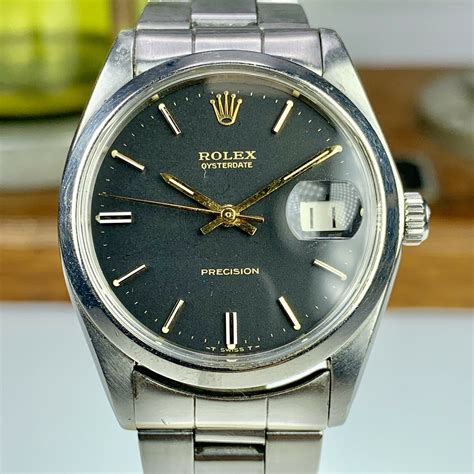 vintage rolex stainless steel oysterdate watch|Rolex Oyster Date 6694 .